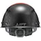 Dax Hard Hats Hard Hat Carbon Fiber Cap Brim 50-50 (Orange/Black) HDC50C-19OC - alternate 2
